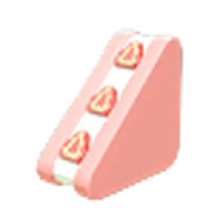 Strawberry Sandwich Chew Toy