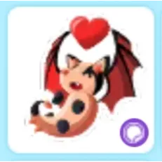 Bat Dragon Cuddle Animated Sticker