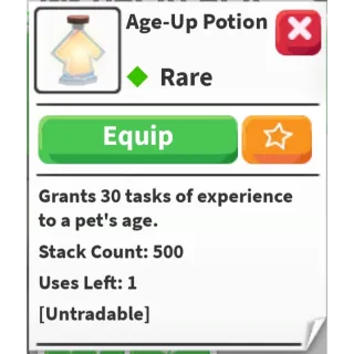 x500 Age-Up Potion & 375k Bucks