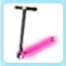 Neon Pink Scooter