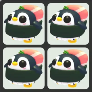 x4 Sushi Penguin