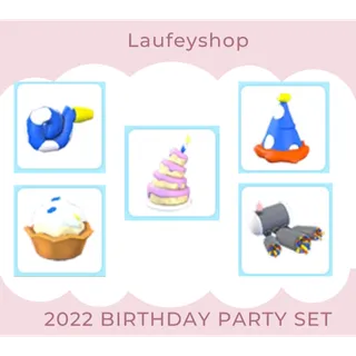 2022 Birthday Party Set