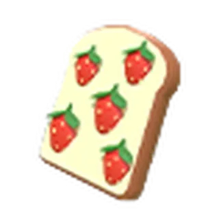 Strawberry Toast Flying Disc