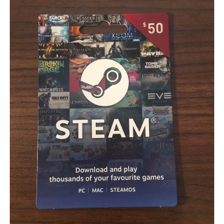 $50 STEAM GIFT CARD - Steam Gift Cards - Gameflip