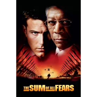 The Sum of All Fears VUDU OR ITUNES