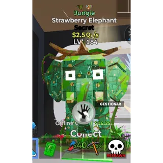 Jungle Strawberry Elephant steal a brainrot fortnite