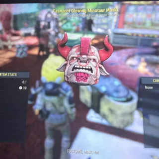 Glowing Minotaur Mask
