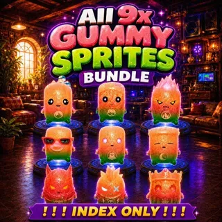FORTNITE ALL GUMMY SPRITES BUNDLE / INDEX ONLY