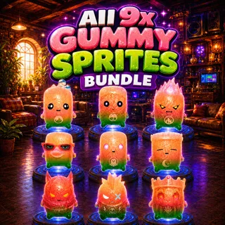 Fortnite All 9x Gummy Sprites Bundle