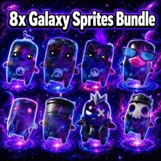 8x Galaxy Sprites Bundle