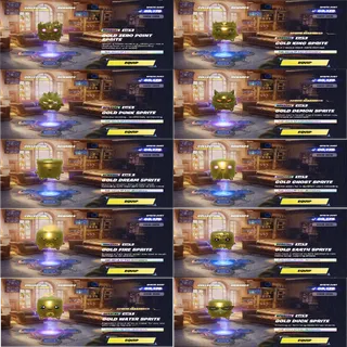 Fortnite All Gold Sprites Bundle