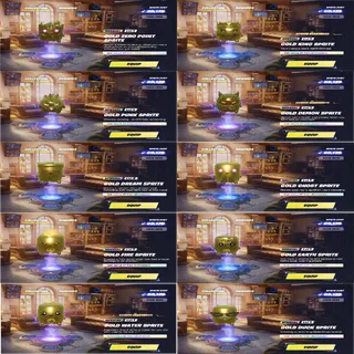 Fortnite All Gold Sprites Bundle