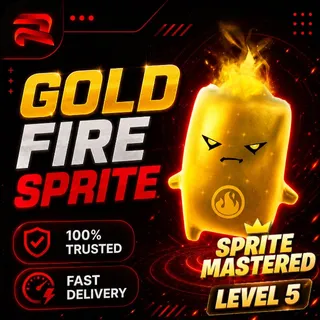 Mastered Gold Fire Sprite / Level 5
