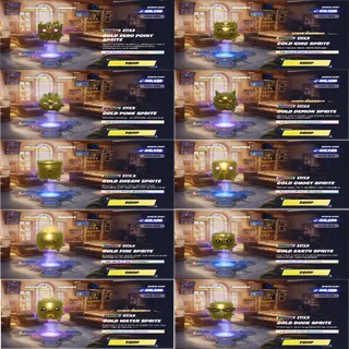 Fortnite All Gold Sprites Bundle