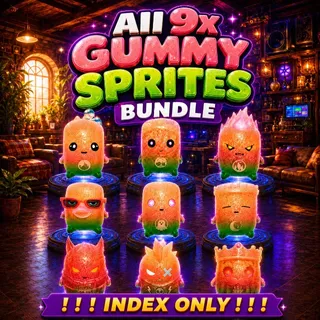 FORTNITE ALL GUMMY SPRITES BUNDLE / INDEX ONLY