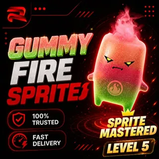Mastered Gummy Fire Sprite / Level 5