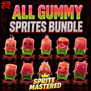 All Gummy Sprites Bundle / Mastered / Level 5