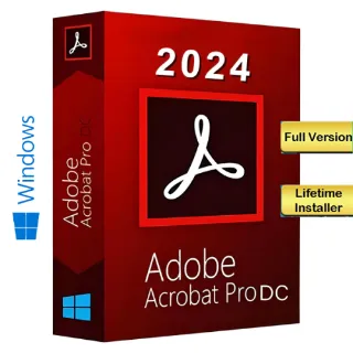 Adobe Acrobat Pro DC 2024 (PC) (1 DEVICE, LIFETIME)