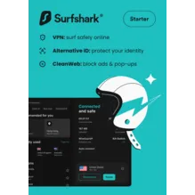 Surfshark VPN Unlimited Devices 2-Month Trial Key GLOBAL