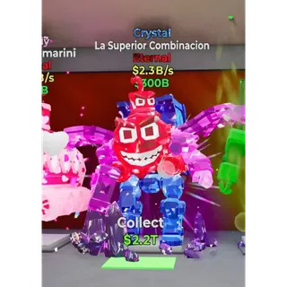 Fortnite Steal The Brainrot     Crystal La Superior Combinacion 