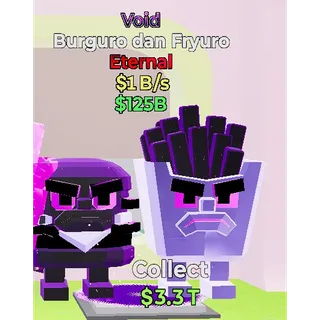 Fortnite Steal The Brainrot Void Burguro dan Fryuro