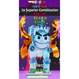 Fortnite Steal The Brainrot    Ice&Fire La Superior Combinacion  3trait 2.4B/S