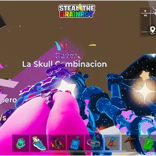 Fortnite Steal The Brainrot Rave La Skull Combinacion