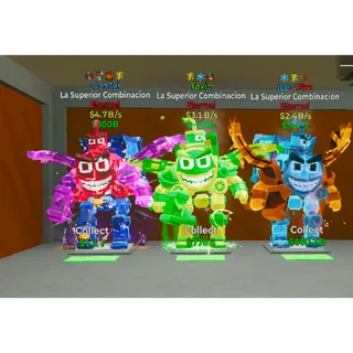 Fortnite Steal The Brainrot Ice&Fire Crystal Toxic La Superior Combinacion  