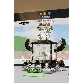 Fortnite Steal The Brainrot Gothic Krabarcade 3triat 
