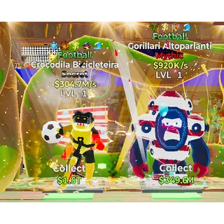 Fortnite Steal The Brainrot Football  Crocodila Bicicleteira Gorillari Altoparlanti