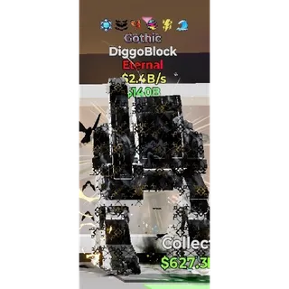 Fortnite Steal The Brainrot Gothic DiggoBlock 6trait 2.4B/S