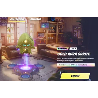Fortnite BATTLE ROYALE GOLD AURA SPRITE