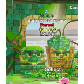 Fortnite Steal The Brainrot Jungle Burguro dan Fryuro 1trait
