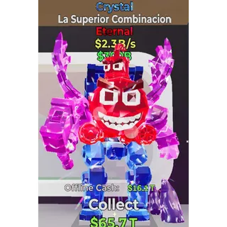 Fortnite Steal The Brainrot  Crystal La Superior Combinacion
