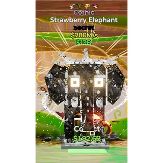 Fortnite Steal The Brainrot Gothic Strawberry Elephant 4trait