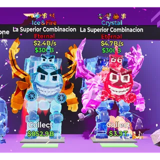 Fortnite Steal The Brainrot     Crystal  Ice&Fire La Superior Combinacion 