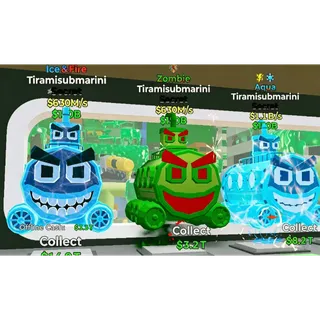 Fortnite Steal The Brainrot  Aqua Tiramisubmarini 