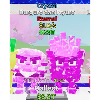 Fortnite Steal The Brainrot     Crystal Burguro dan Fryuro