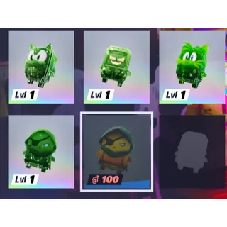 Fortnite CHEAT MASTER SONIC 8-BIT  ADVENTURE TAILS Bundle x4