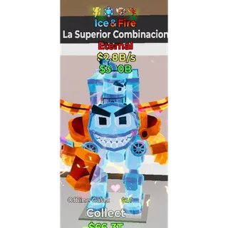 Fortnite Steal The Brainrot  Ice&Fire La Superior Combinacion 4trait 2.8B/S