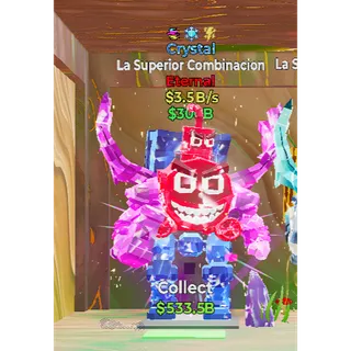 Fortnite Steal The Brainrot Crystal La Superior Combinacion  3trait 3.5B/S