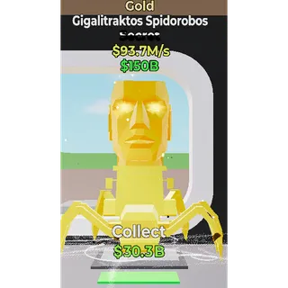 Fortnite Steal The Brainrot  Gold Gigalitraktos Spidorobos