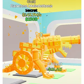 Fortnite Steal The Brainrot  Gold Cannone Maledettone 