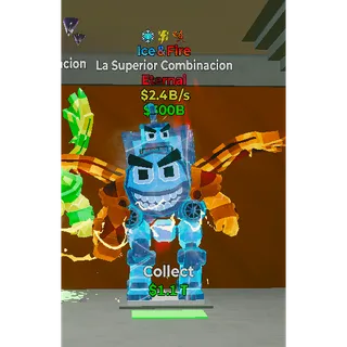 Fortnite Steal The Brainrot Ice&Fire La Superior Combinacion  3trait 2.4B/S