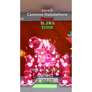 Fortnite Steal The Brainrot Lovely Cannone Maledettone 1.2B/S