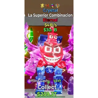 Fortnite Steal The Brainrot Crystal La Superior Combinacion 3 trait  4B/S