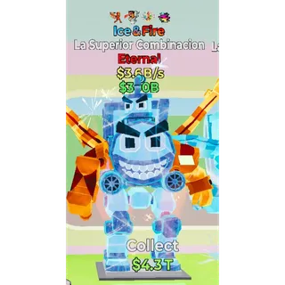 Fortnite Steal The Brainrot lce&Fire La Superior Combinacion  4trait 3.6B/S