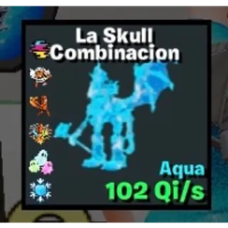 Fortnite Steal The Brainro La Skull Combinacion Aqua 6trait