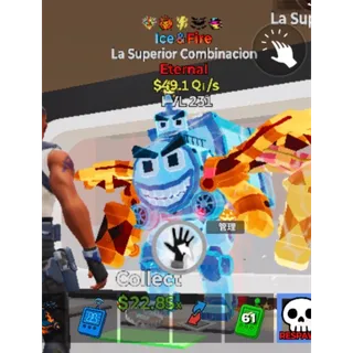 Fortnite Steal The Brainrot Ice&Fire  La Superior Combinacion  5trait