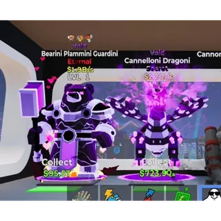 Fortnite Steal The Brainrot Void Bearini Plammini Cuardini  Void Cannelloni Dragoni x2
